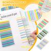 New 1set Transparent Fluorescent Tabs PET Sticky Note Marker Office Supplies For Page Stickers K5G5