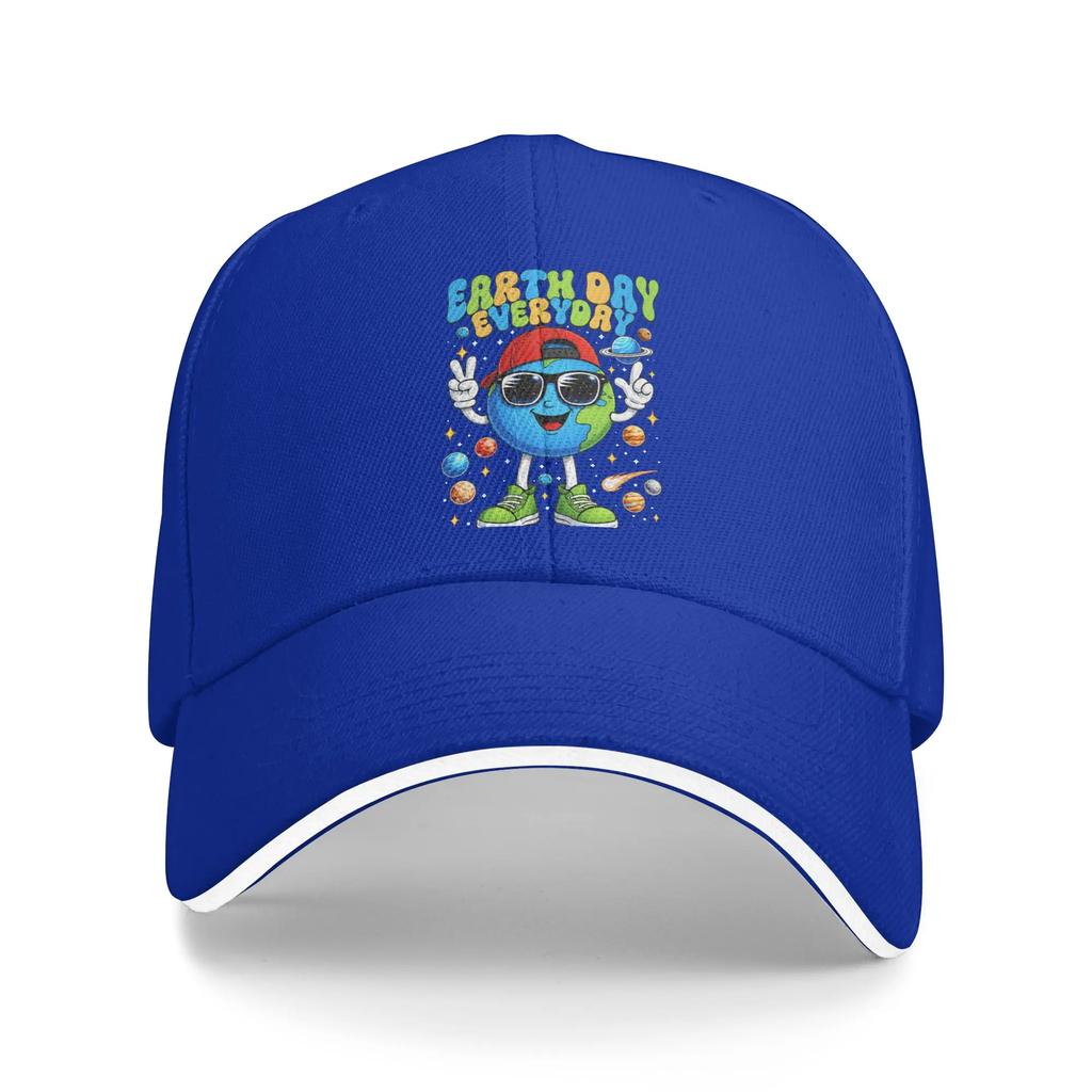 Earth Day EnvironUnisextal Baseball Cap Popular Sandwich Hat Unisex Women Adjustable Dad Hat Outdoor