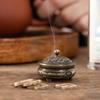 Китайская мини-подставка для благовоний, горшок, настольное украшение, декоративный, ручной работы, компактный держатель для конусов благовоний для гостиной, прочный