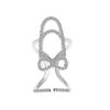 Copper Inlaid Zircon Nail Ring Manicure Joint Ring for Women Trend Party Jewelry Party Jewelry Accessories Trendy