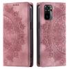 Для Xiaomi Redmi Note 10S 4G, 10 4G, POCO M5s, чехол-бумажник с откидной крышкой из ПУ кожи с тиснением "Мандала", с магнитной застежкой