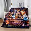 Halloween Costume Parade Personalized Text Blanket Cozy Personalized Blanket Durable Comfort Great for Office Office Chair Bedding Picnics