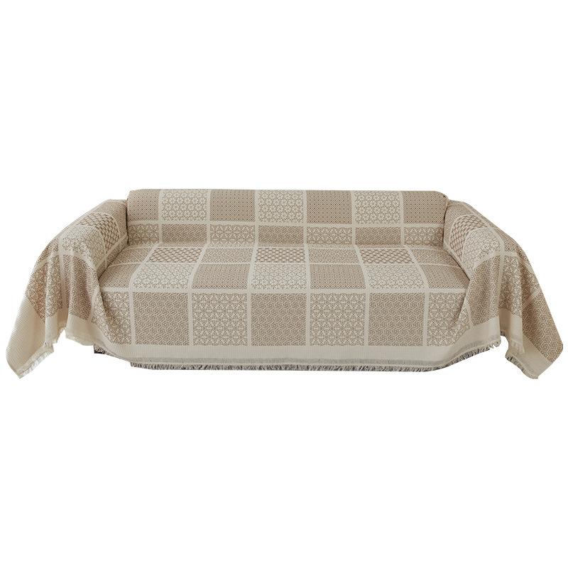 Хлопково-льняной чехол для дивана, полное покрытие, полотенце из песочного волоса, пылезащитный чехол для дивана, цельная подушка для дивана