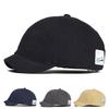 Short Brim Cotton Baseball Cap Men Women Casual Vintage Dad Hat Adjustable Trucker Style Low Profile Caps Nylon Fastener Tape