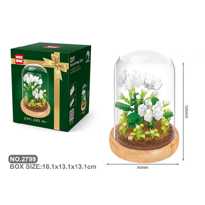 Строительные блоки, цветы, сделай сам, роза и хризантема, букет в горшке, украшение дома, 3D модель, цветочный блок, подарок для девочек, детский подарок