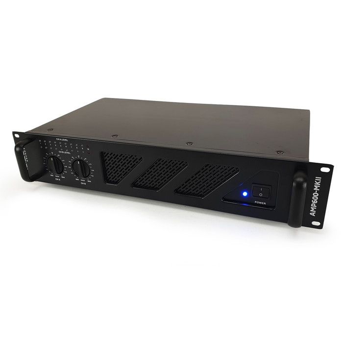 Amplificateur De Sono - 2 X 480W - Noir - Ibiza Sound AMP600-MKII