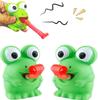 Игрушки 2 шт. Лягушка-антистресс с высунутым языком Новинка Снимающая напряжение Сжимающаяся игрушка-динозавр Сенсорная игрушка для взрослых Подарок на вечеринку Пасхальный подарок для детей