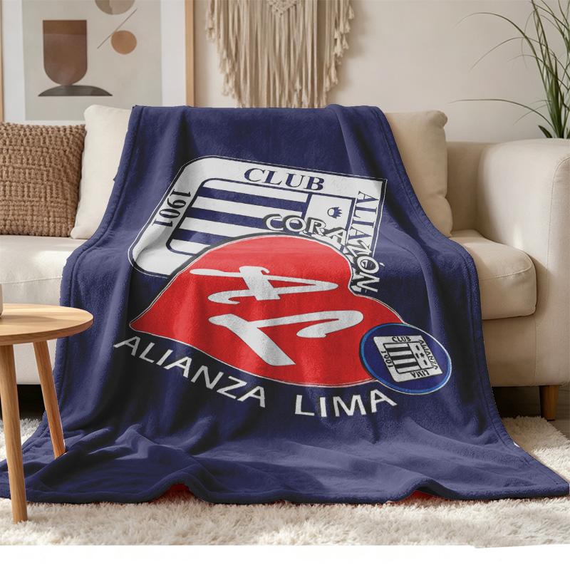 Alianza Lima A Soft and comfortable flannel Suitable for sofas living rooms outdoor camping travel and also makes a great anniversary gif