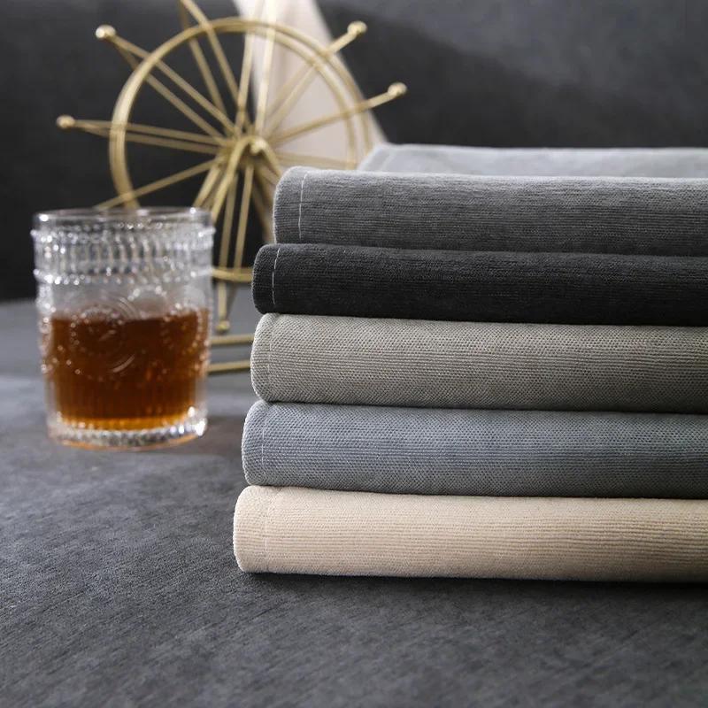 Подушка для дивана из шенилла Four Seasons Universal Simple Gray Cover Fabric, нескользящая легкая роскошная подушка для дивана, полотенце