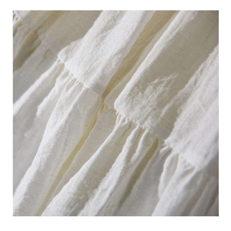 Новая литературная юбка женская с высокой талией Temperament Fairy А-силуэта трехслойная узкая юбка миди