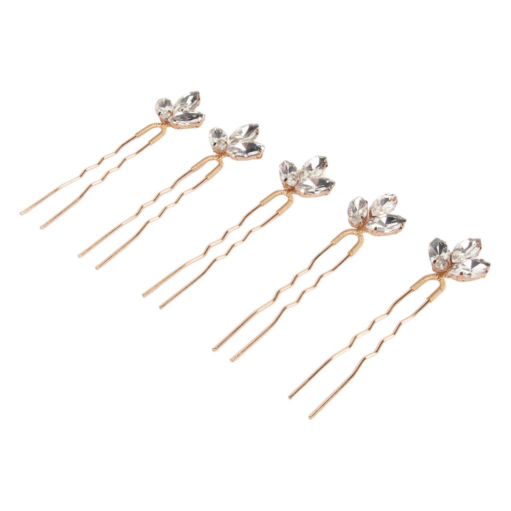 5 шт. Заколки для волос со стразами Белые Винтажные Заколки Сверкающие Легкие Заколки для Невесты Свадьбы Женщин Девушек