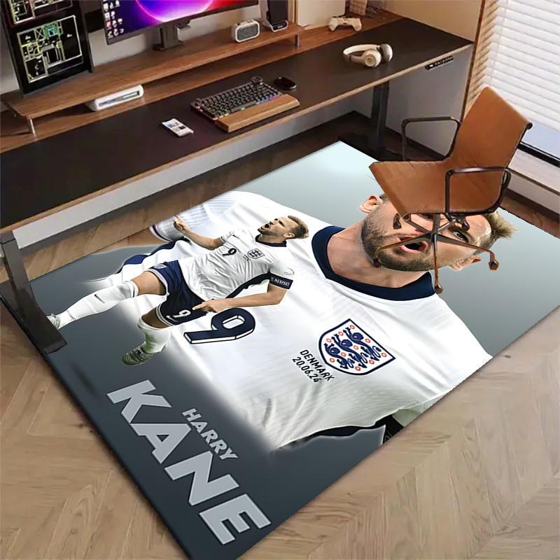 1pc Harry Kane2 Design Printed Area Rug Carpet for Bedroom Living Room Home Decor Rugs Mat Non Slip Mat Rug for Bedside