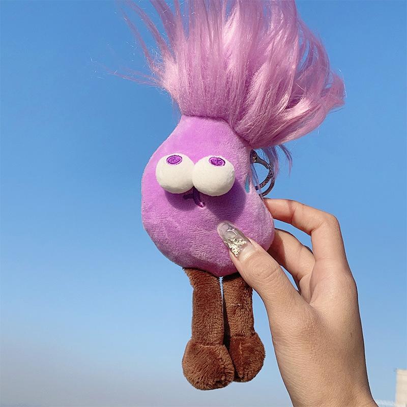 Новый Уродливый Милый Смешной Брелок в виде Жареного Овоща, Кукла-Рот Толстой Кишки, Подвеска для Сумки, Праздничный Подарок