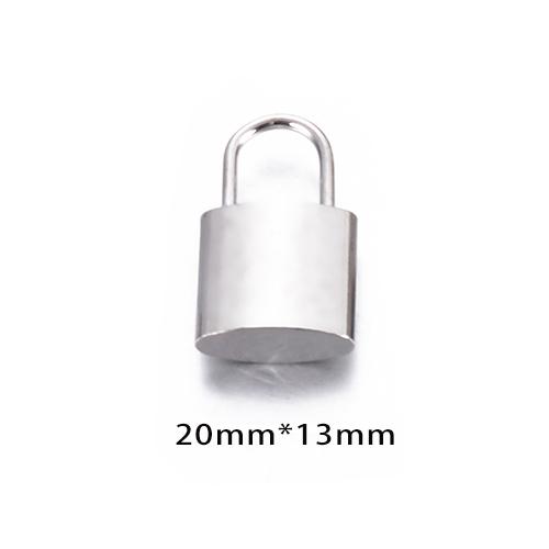 Wholsale 10pcs/lot Stainless Steel Lock Charm Fit Necklace Bracelet Padlock DIY Charm Pendant Jewelry Making