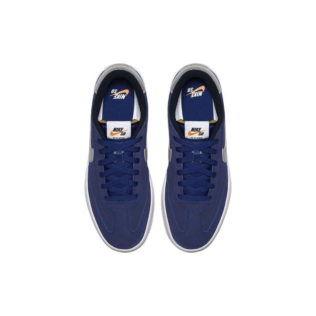 Nike Нескользящие Амортизирующие Прочные Легкие Низкие Кеды для Скейтбординга Мужские кеды для скейтбординга Синие 909096-401