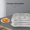Disposable 4-Compartment Food Container with High Lid