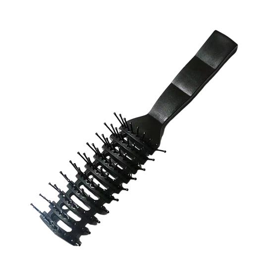 Men Vented Hair Brush Portable Anti-static Blow Drying Hairbrush Professional Hair Styling Detangling Comb with Ergonomic Handle