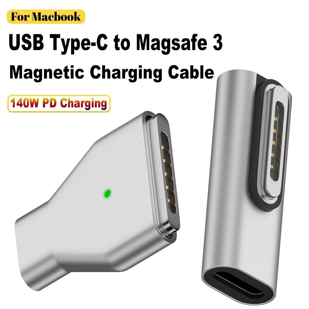 140W Type-C Female To Magsafe 3 Converter Connector PD Charging Plug for MacBook Air/Pro