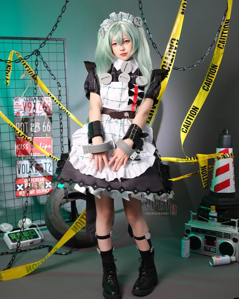 Корин Уикс Косплей с париком Горничная Зензеро Косплей Костюм Взрослый Костюм Культурный Фестиваль Событие Костюм Сценическая Одежда Корин Уикс Косплей Уикс