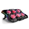 COOLCOLD K40 RGB Laptop Cooler 6-fan Cooling Stand Mute Design with Adjustable Wind Speed Stand