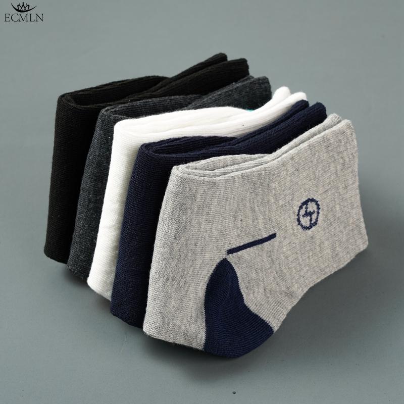 5 пар высококачественных модных мужских носков, деловые повседневные мужские носки