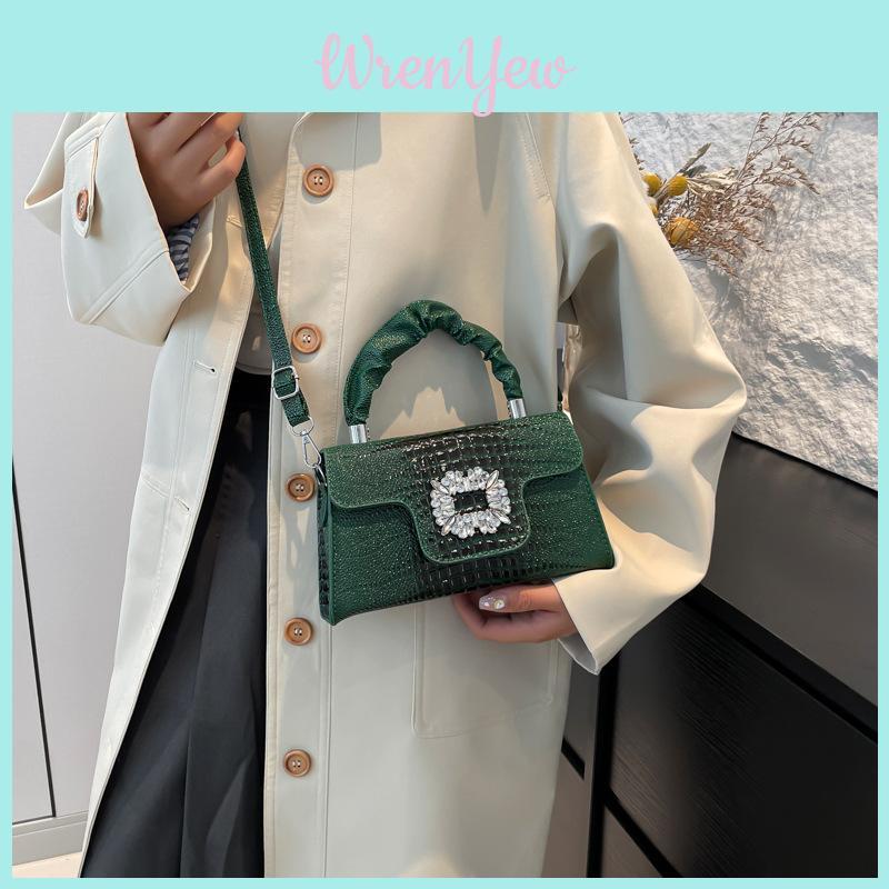 Fashionable Small Pu Square Shoulder Bag With Top Flap For Everyday Women