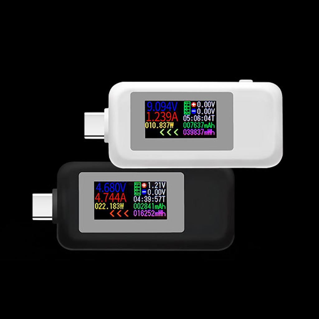 KWS-1902C Type-C Цветной Дисплей USB Тестер Монитор Тока и Напряжения Измеритель Мощности Зарядное Устройство для Мобильных Батарей Детектор Инструмент