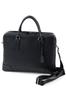 Genuine Leather 2-Way Briefcase, Men's, Black, SO-SOX025-BK