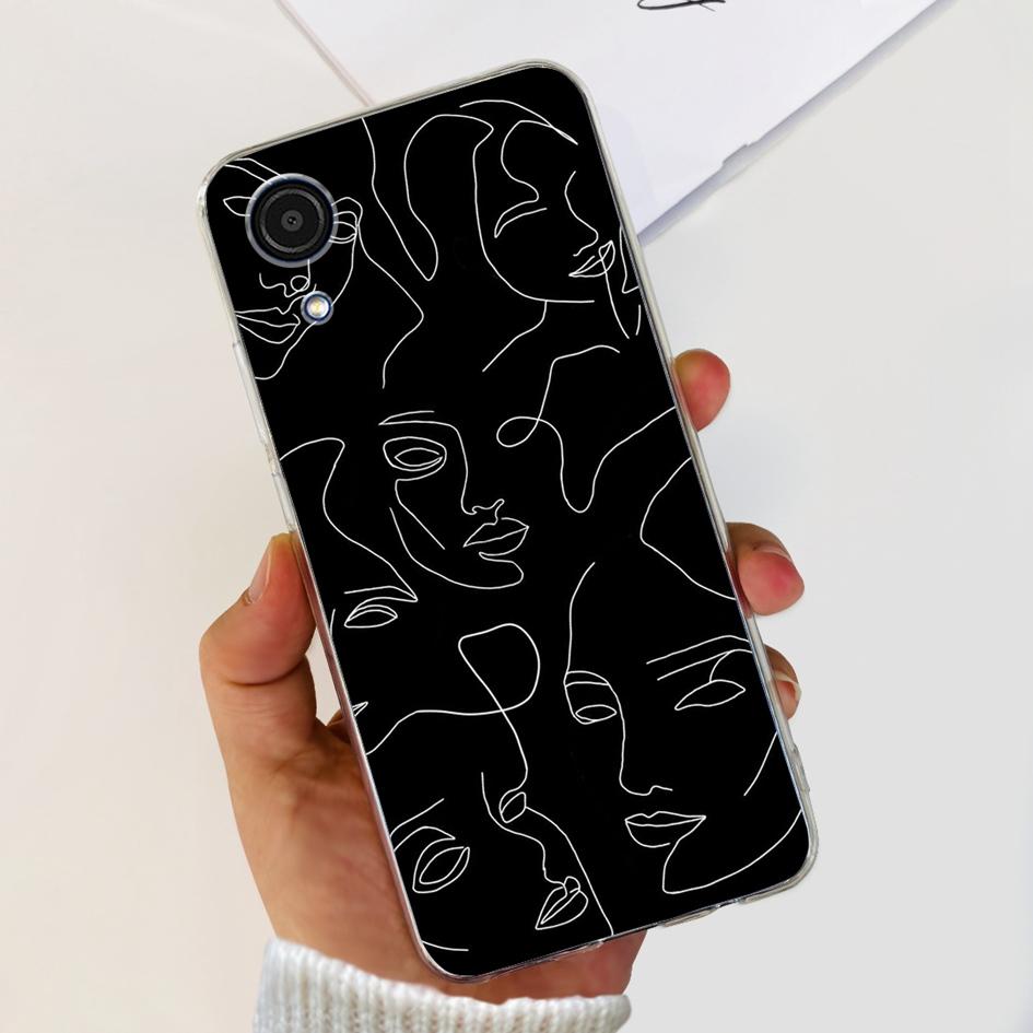 For Cover Samsung Galaxy A03 Core Phone Case Stylish Flower Butterfly Soft Silicone Clear Cover For Samsung A03 Core A032F Coque