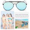 Fashion Women Men Unisex UV400 Metal Frame Sunglasses Travel Outdoor Glasses