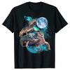 3 Moon Gecko Funny Reptile Leopard Lizard Geckos Art Novelty T-shirts Men Fashion Casual 100% Cotton Loose Oversized T Shirt