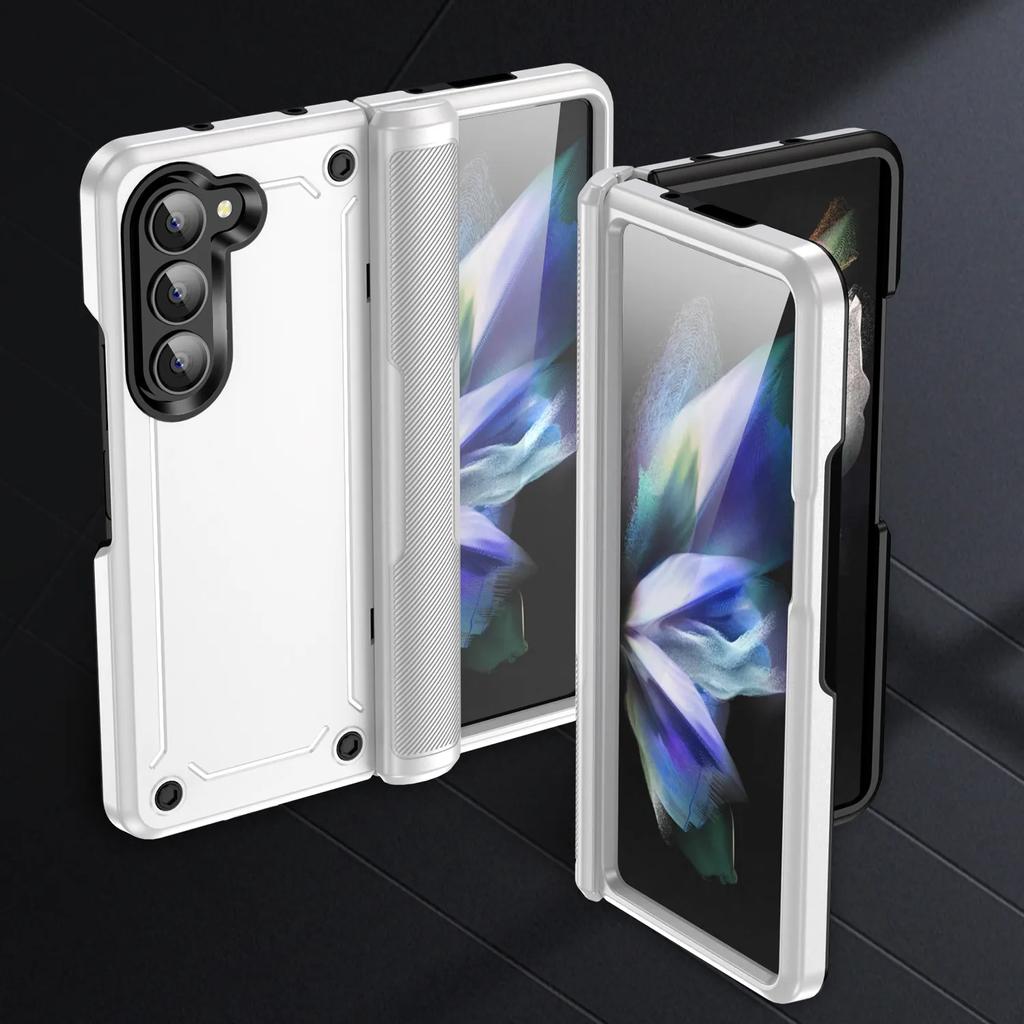 Жесткий прочный чехол для телефона Samsung Z Fold 5 Zfold5 с защитой от пыли для Samsung Galaxy Z Fold5 Fold 5, защитный чехол на петлях с защитой от падения