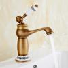 Bathroom Sink Mixer Faucet Metal Single Lever Handle Retro Basin Tap Hot and Cold Sink Mixer Tap for Bathroom Kitchen