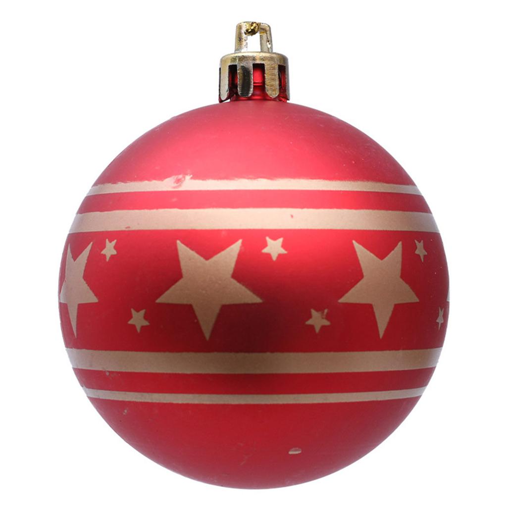 6Pcs Christmas Ball Baubles Ornament Shatterproof Christmas Tree Hangings Decorations for Wedding Winter Holiday Party
