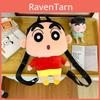 Плюшевый мультяшный рюкзак Crayon Shinchan на молнии для повседневного использования для девочек и подростков