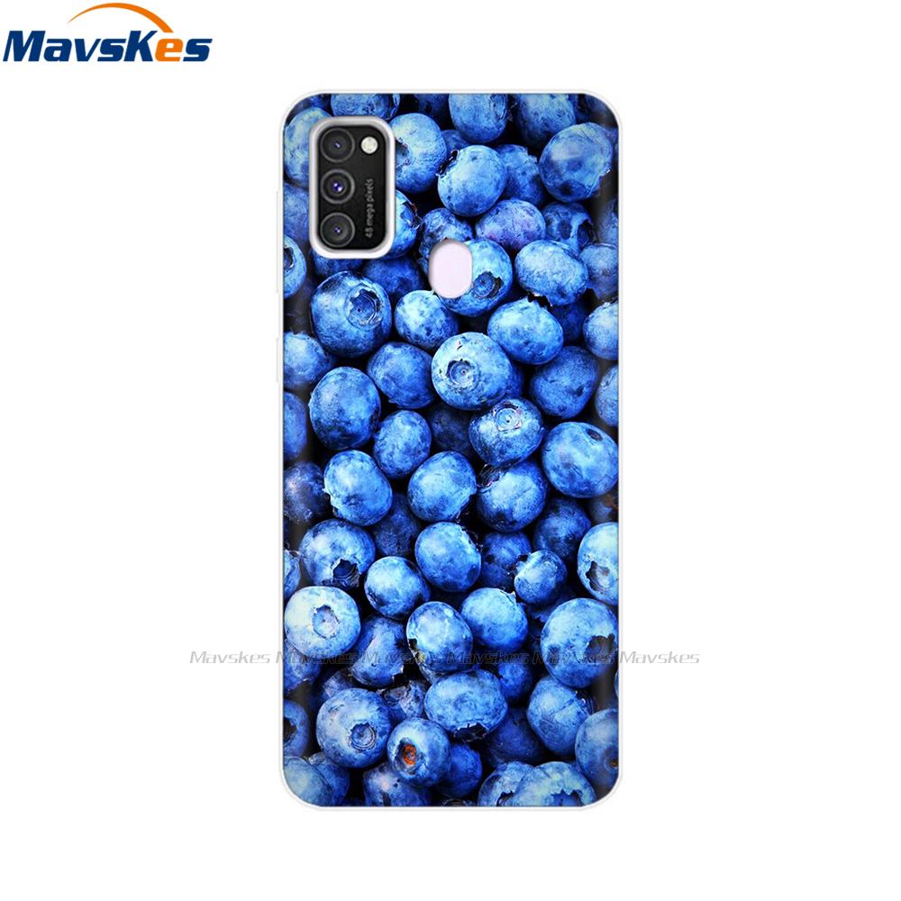 Чехол для Samsung Galaxy M21 Задняя крышка Мягкий силиконовый TPU Чехол для телефона Для Samsung Galaxy M20 M21 M30 M30s M31 Чехол Защитный бампер