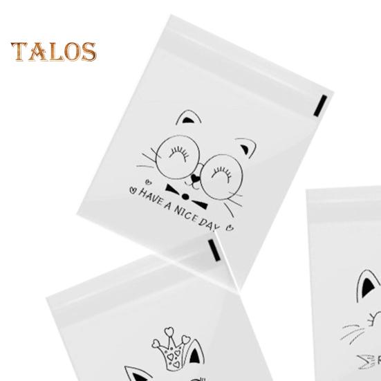 100 шт. сумки для конфет, экологически чистые многофункциональные пищевые утилиты, милые животные, домашние сумки для булочек с ананасом, кухонные принадлежности