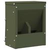 Rabbit Feeder Olive Green 20 x 12.5 x 25 cm