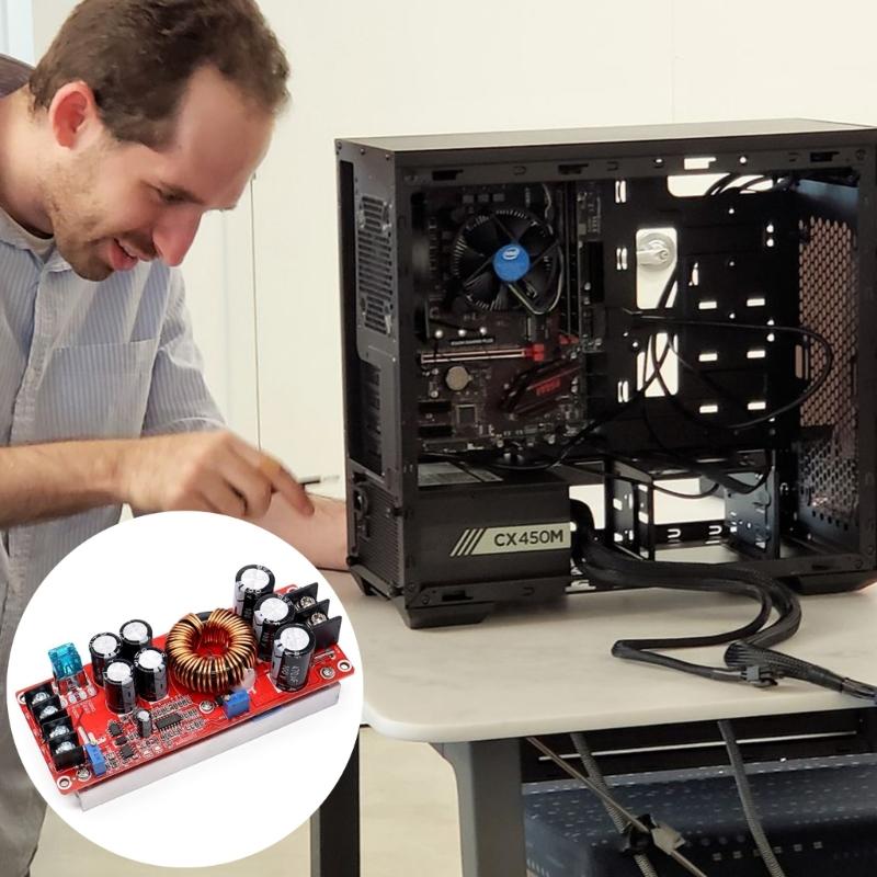 1500W 1800W Boost Converters Step Up Powers Supply Module 10-60V To 12-83V Adjust Voltages Chargers Powers Module