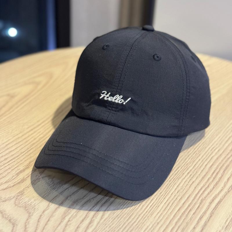 Embroidery Letter Baseball Cap Men And Women Summer Quick Drying Breathable Cap Outdoor Sports Shade Sun Hat