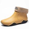 Fashion Fashion Low Top Couple's Rain Boots Men's Non-slip Chef and Work Shoe Car Wash Shoes Wear-resistant Velvet Plus Warm Water Boot