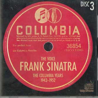 CD ФРЭНК СИНАТРА - Годы Columbia № 3 CK440633 COLUMBIA США Джаз Б/У