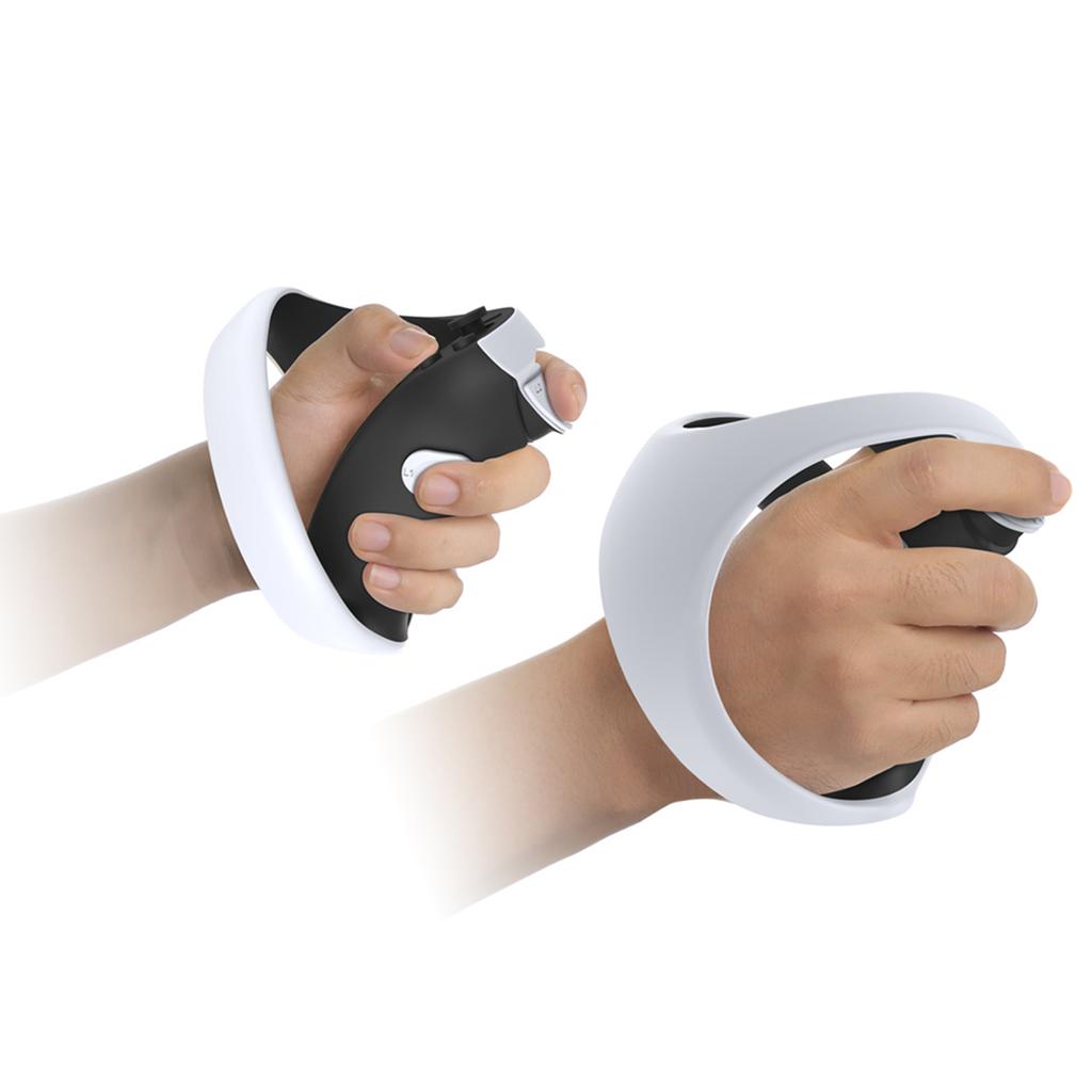 Легкий силиконовый чехол-накладка на кнопки VR-контроллера для PS VR 2, защитники кнопок ручки, противоударный чехол для контроллера