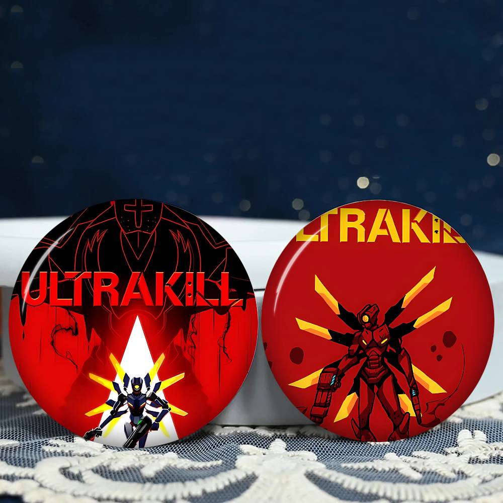 Аниме Игра U_ULTRAKILLs Аниме Значок-кнопка Ручная Брошь Для Одежды Мультяшный Значок Украшение для Рюкзака Аксессуары для Украшений