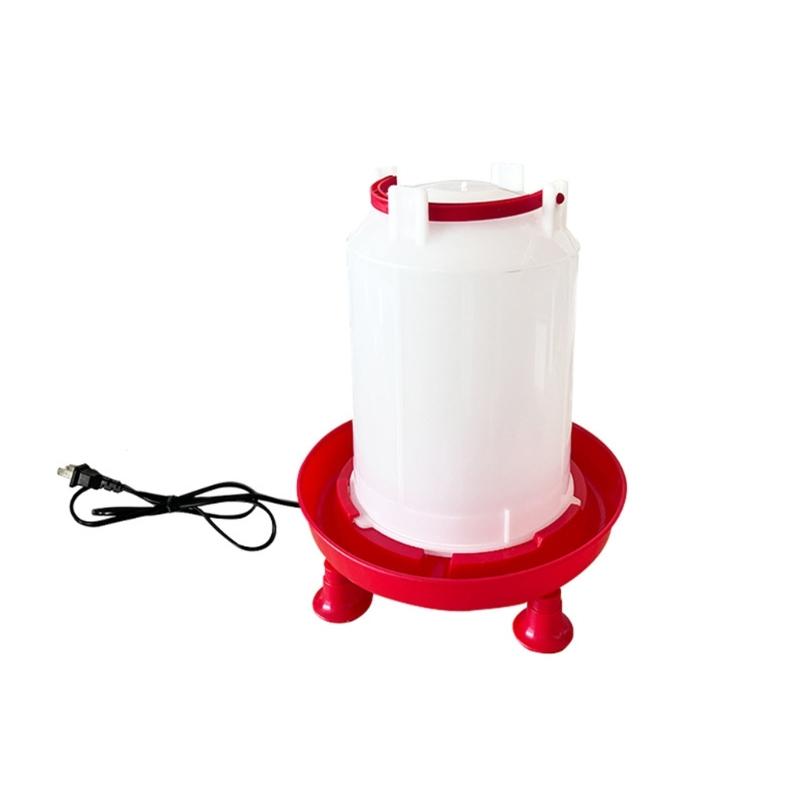 Efficient Electric Heated Waterer for Livestock with Safety Mechanisms Water Dispenser Feeder for Poultry Duck Chicken
