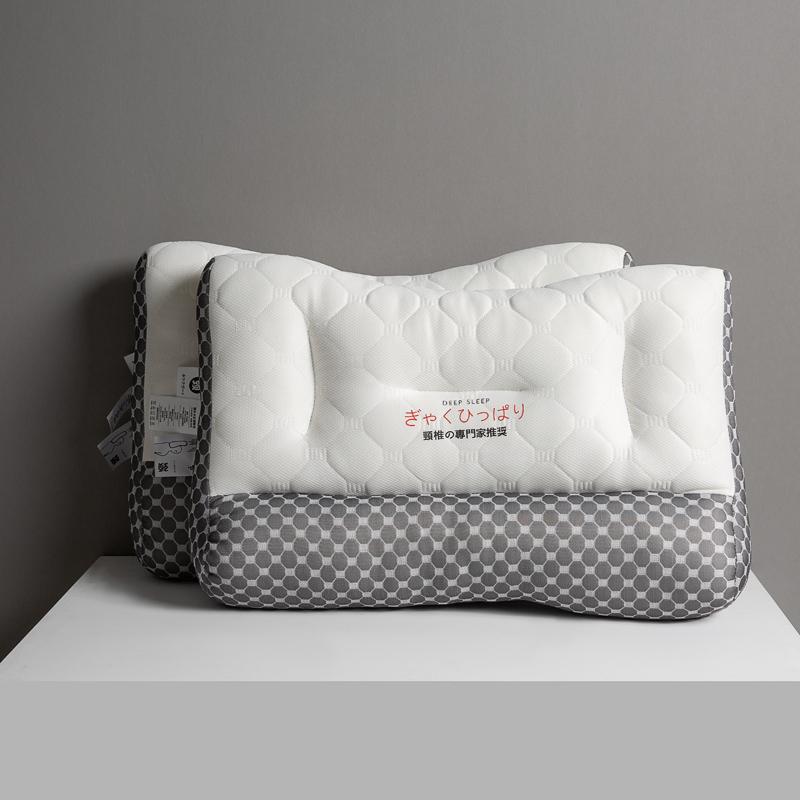 Новая японская латексная подушка для защиты шеи от натяжения, сердечник подушки, 1 шт., 48x74 см, пена с эффектом памяти, съемная, можно стирать в стиральной машине