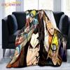 Anime Naruto Sasuke 3D Print Blanket Sofa Bed Blanket Super Soft Warm Blanket Cover Flannel Throw Blanket