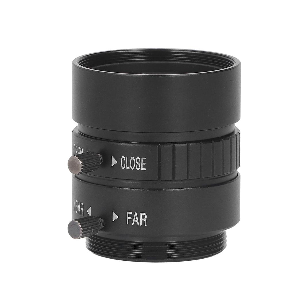 CS Mount Lens Wide Angle Prime Lens 3MP Manual Iris Lens 12mm Focal Length for Surveillance Camera