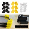 12x/set Convenient Tray Stacking Space Saving Tray Storage and Save Space Convenient Stacking Holder Rack for Kitchen