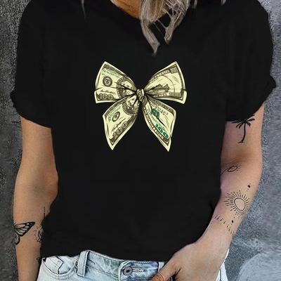 Женская базовая футболка с круглым вырезом, однотонная и дышащая